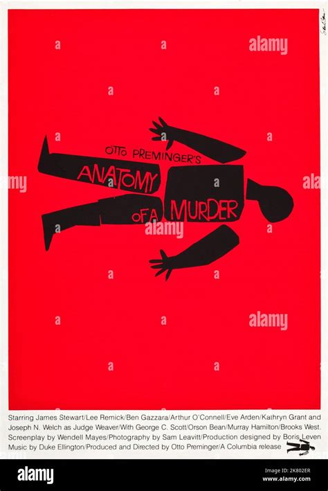 Anatomy of a murder film poster hi-res stock photography and images - Alamy