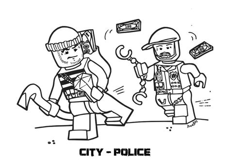 The Best Lego Police Coloring Pages - Coloring Pages