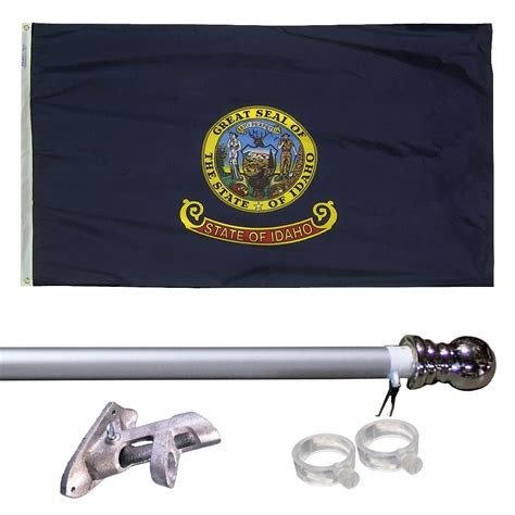 Idaho Tangle Free Flagpole Set | FlagandBanner.com