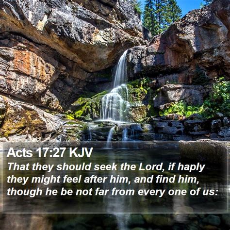 Acts 17:27 KJV Bible Verse Images