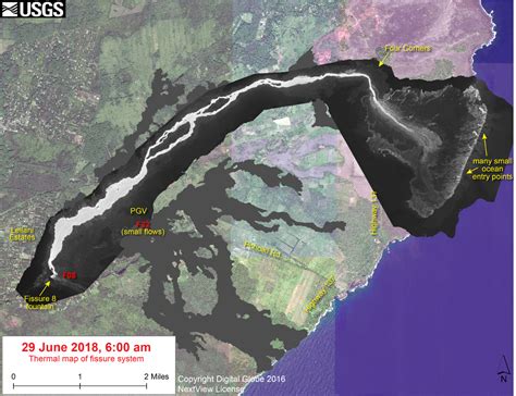 VIDEO: 7 am Eruption Update – Fissure 22 Producing Short Lava Flow