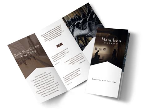 Museum Information Brochure Template | MyCreativeShop