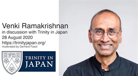 [Trinity Japan] Venki Ramakrishnan, Nobel Prize 2009, President of the Royal Society, about the ...