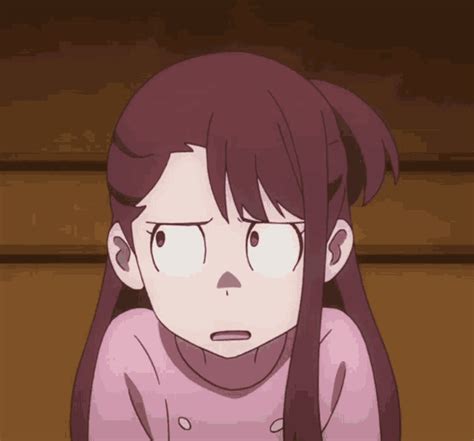 Akko Little Witch Academia GIF – Akko Little Witch Academia Awkward Stare – Ищите GIF-файлы и ...