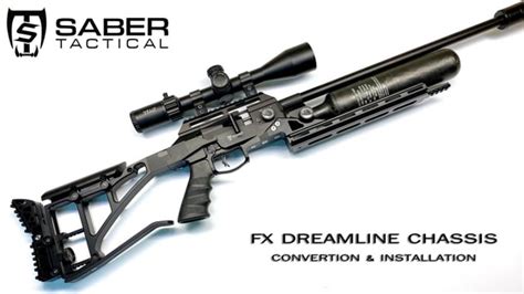 Saber Tactical chassis for the FX Dreamline installation - Airgun101