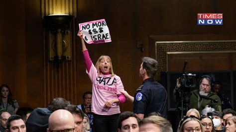 US Congress Session On Aid to Israel Interrupted By Protestors ...