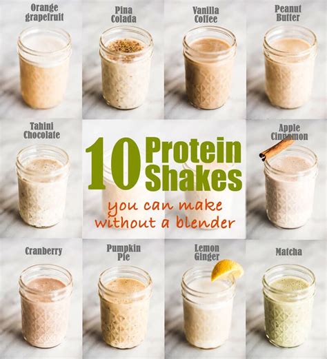 10 Easy Protein Shake Recipes You Can Make Without a Blender | Vanilla protein shake recipes ...