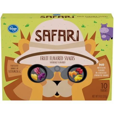 Kroger® Safari Fruit Flavored Snacks, 10 ct / .8 oz - Kroger