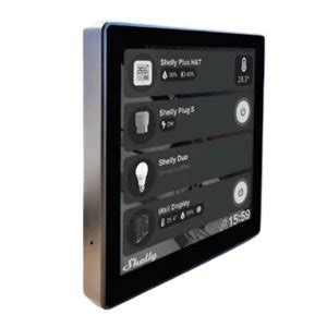 Shelly Wall Display - wall touch panel with relay (WiFi, Bluetooth)...