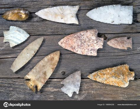 Real American Indian Arrowheads. — Stock Photo © mj0007 #166884258