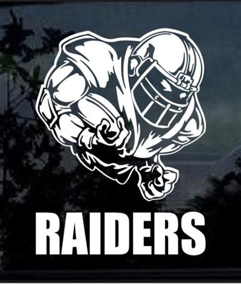 Oakland Raiders Football player Decal Sticker – Custom Sticker Shop