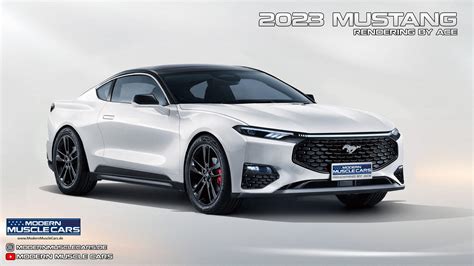 Rendering: 2023 Mustang (based on Ford Evos) | Mustang7G - 2024+ S650 ...