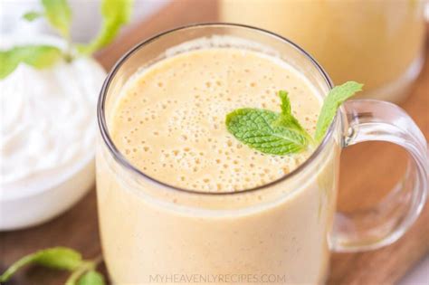 The Best Banana Smoothie Recipe - My Heavenly Recipes