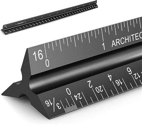 Buy Architectural Scale Ruler Aluminum Architect Scale Triangular Scale Ruler for Architects ...