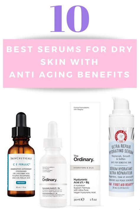 10 Best Anti Aging Serums For Dry Skin With Vitamin C | Serum for dry skin, Best hydrating serum ...