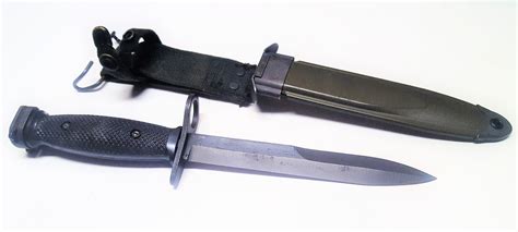 Original M7 Bayonet and U.S. Mil. Scabbard for AR-15 and M16 Rifles - No FFL Required