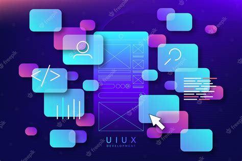 Design a professional UI background gradient with various colors