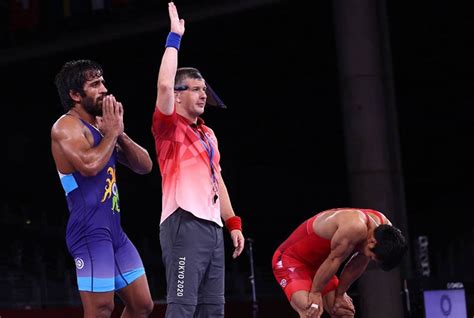 Bajrang Punia wins Bronze beating two-time World Championships ...