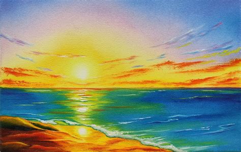 Sunset oil painting Seascape original oil painting Sunset | Etsy