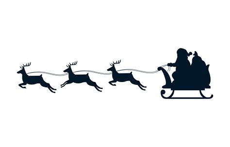 Santa Reindeer Vector Art, Icons, and Graphics for Free Download