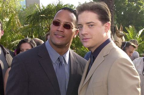 Why Dwayne Johnson is happy for his 'brother' Brendan Fraser