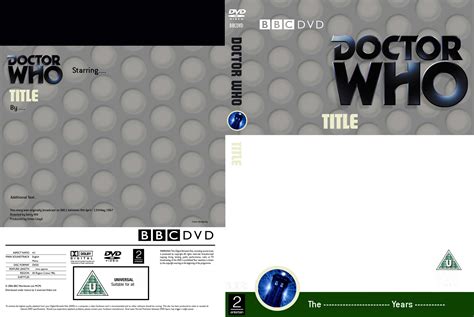 Doctor Who Region 2 Standard DVD Case Template by DJToad on DeviantArt
