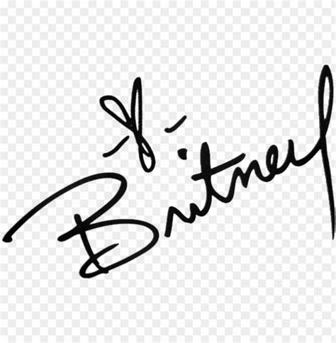 Free download | HD PNG britney spears autograph tattoo britney spears logo PNG transparent with ...