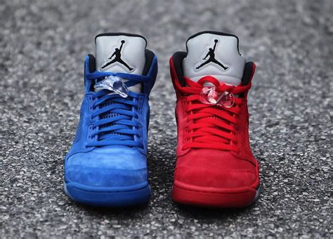 Air Jordan 5 Blue Suede 136027-401 Release Date - Sneaker Bar Detroit