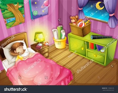 13.159 Girl Bed Drawing Images, Stock Photos & Vectors | Shutterstock