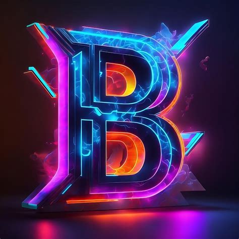 Capital Letter B 3D Logo design B | Premium AI-generated image