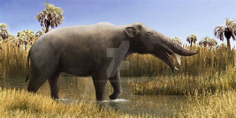 Amebelodon by Leogon.deviantart.com on @DeviantArt | Extinct animals, Prehistoric animals ...