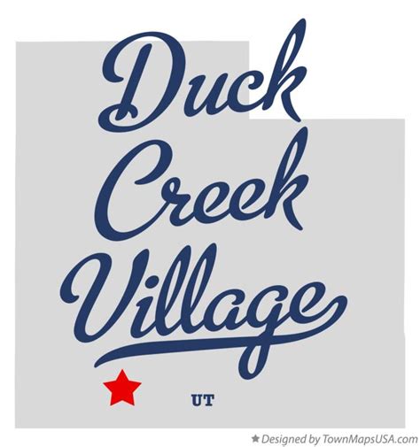 Map of Duck Creek Village, UT, Utah