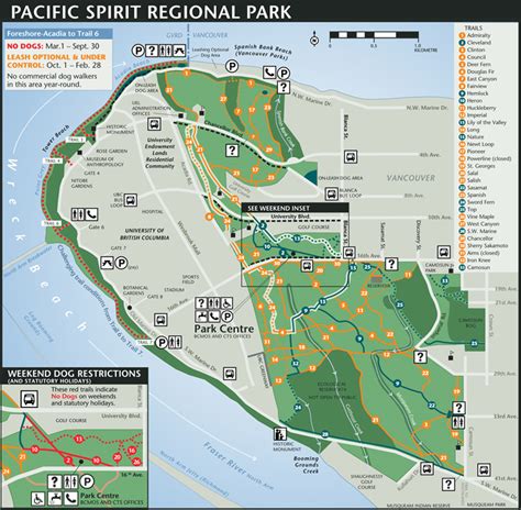 Pacific Spirit Park Trail Map | Broadway Run Club