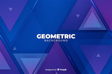 Free Vector | Gradient geometric shapes background