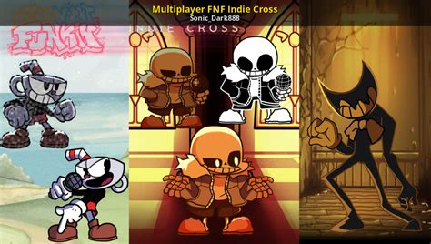 Multiplayer FNF Indie Cross [Friday Night Funkin'] [Mods]