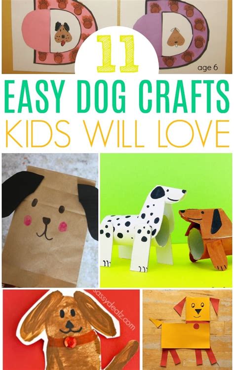 11 Easy Dog Crafts For Kids To Make - Crafts on Sea