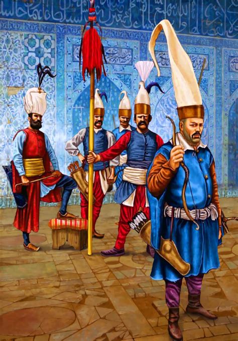 Picture only. Ottoman Janissaries. Learn about Janissaries then make ...