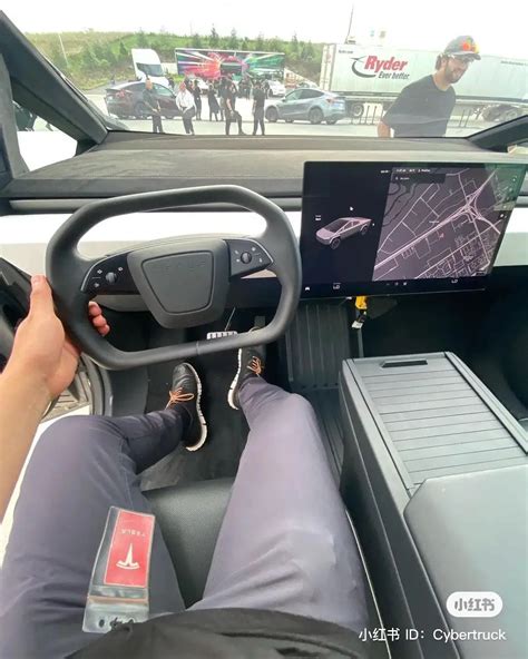 New photo gives best look yet at Tesla Cybertruck interior - Drive Tesla