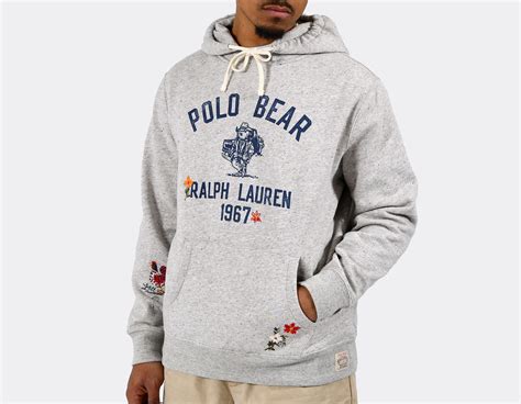 Polo Ralph Lauren Polo Bear Fleece Hoodie Brooklyn Heather 710900829001