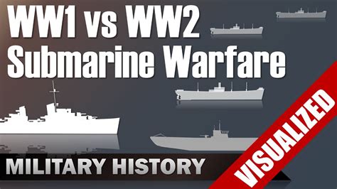 Submarine Warfare WW1 vs WW2 - Differences & Commonalities - YouTube