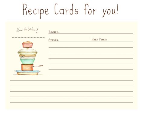 Full Page Recipe Template For Word – Atlanticcityaquarium.com