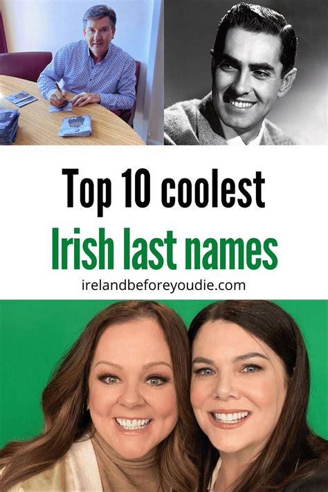 Top 10 Coolest Irish Last Names