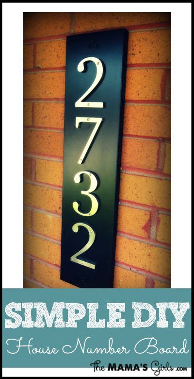 20+ Diy House Number Plaque Ideas – The Urban Decor