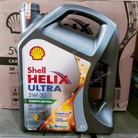 Jual oli shell helix ULTRA SP 5w-30 galon 4 liter - Kota Surabaya - D-best Shop | Tokopedia