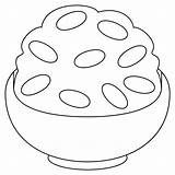 Cooked Rice coloring Page  ColouringPages sketch template