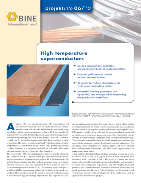 High temperature superconductors