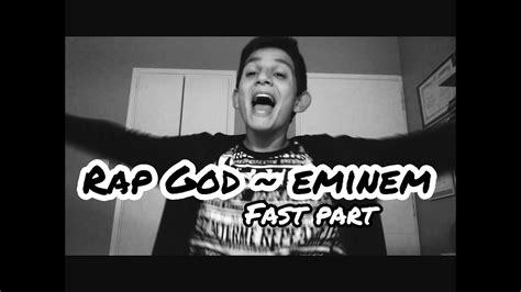 "THE FASTEST RAP" || RAP GOD ~ EMINEM (fast part) - YouTube