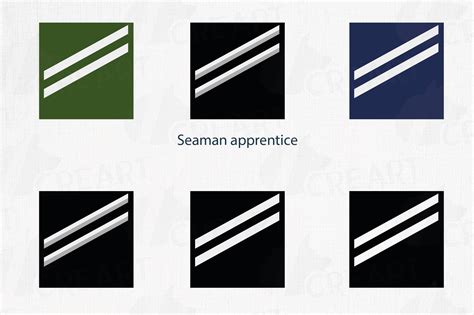 Seaman apprentice United States rank insignia clip art pack (601227 ...