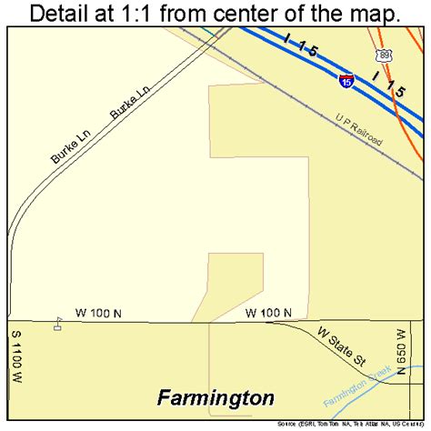 Farmington Utah Street Map 4924740