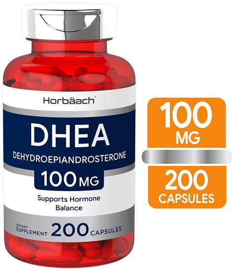 DHEA Vitamins Non-GMO Gluten Free Mental Clarity Hormone Supplement By ...